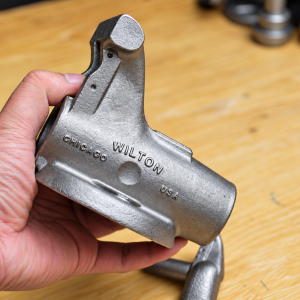 Poworush 2″ Bench Vise Unmachined Casting Blank — Wilton-Style Lettering